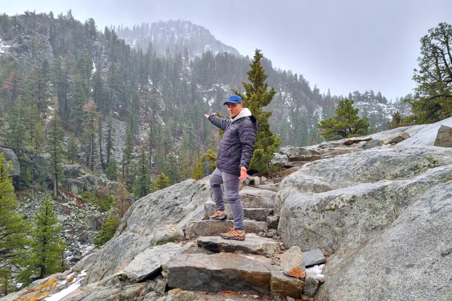 Oli en Lake Tahoe