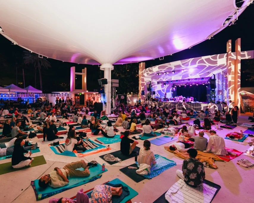 Concierto nocturno en Bandshell Miami