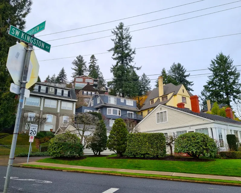 14_port Una calle de Portland Oregon