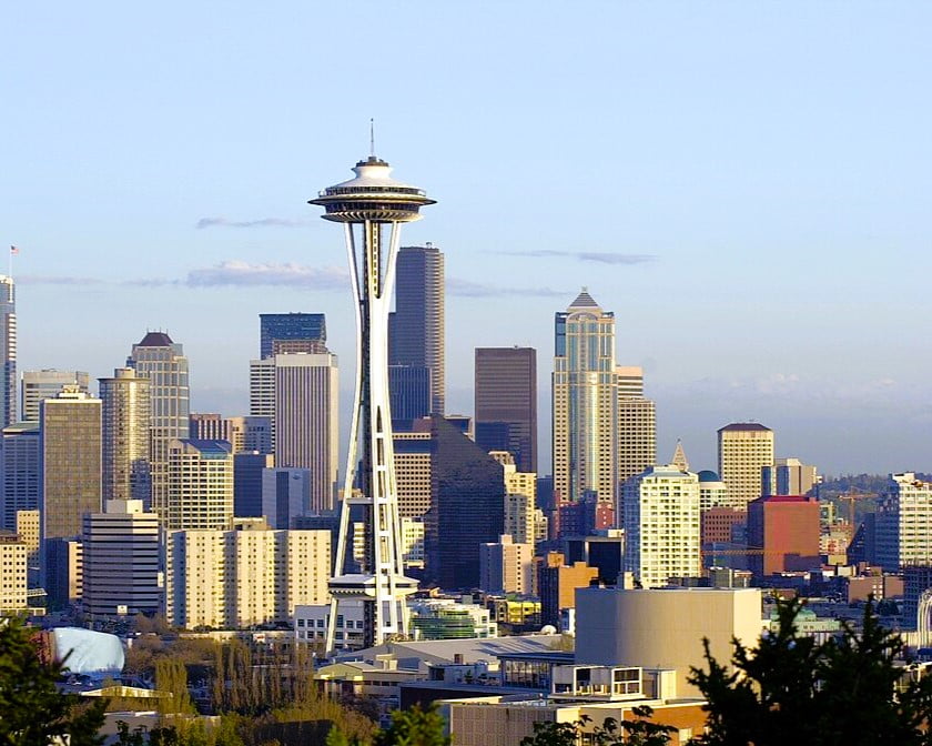 15.1gratisenseattle Viste de Seattle desde Kerry Park