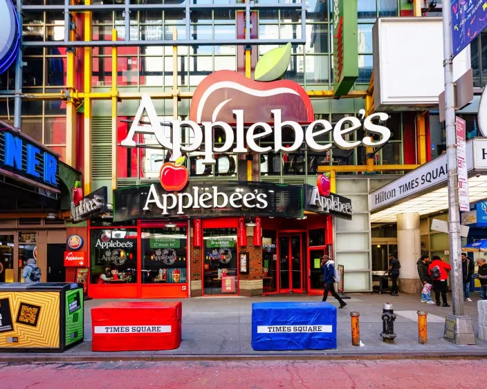 Exterior de Applebee´s en Times Square Nueva York