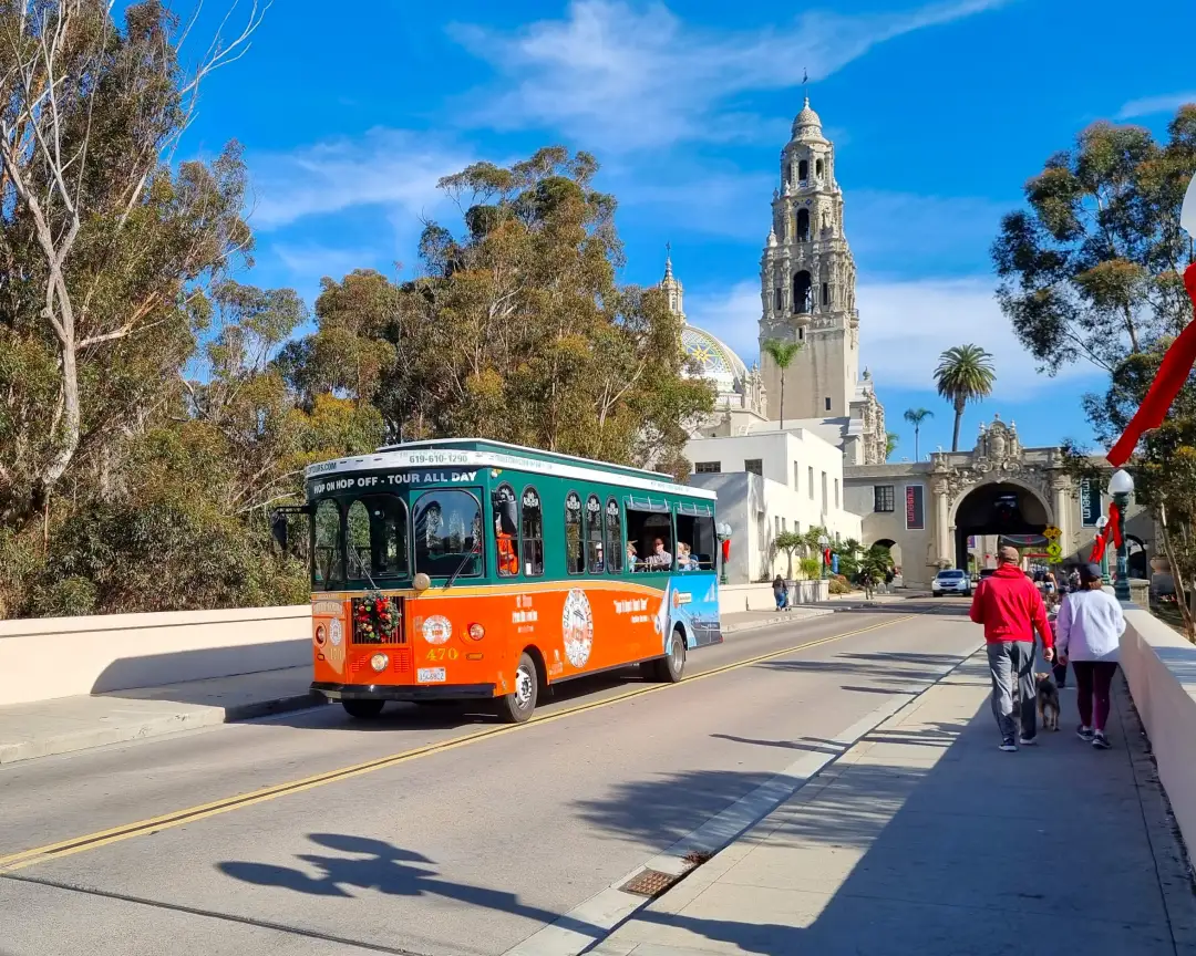 Bus turístico en San Diego