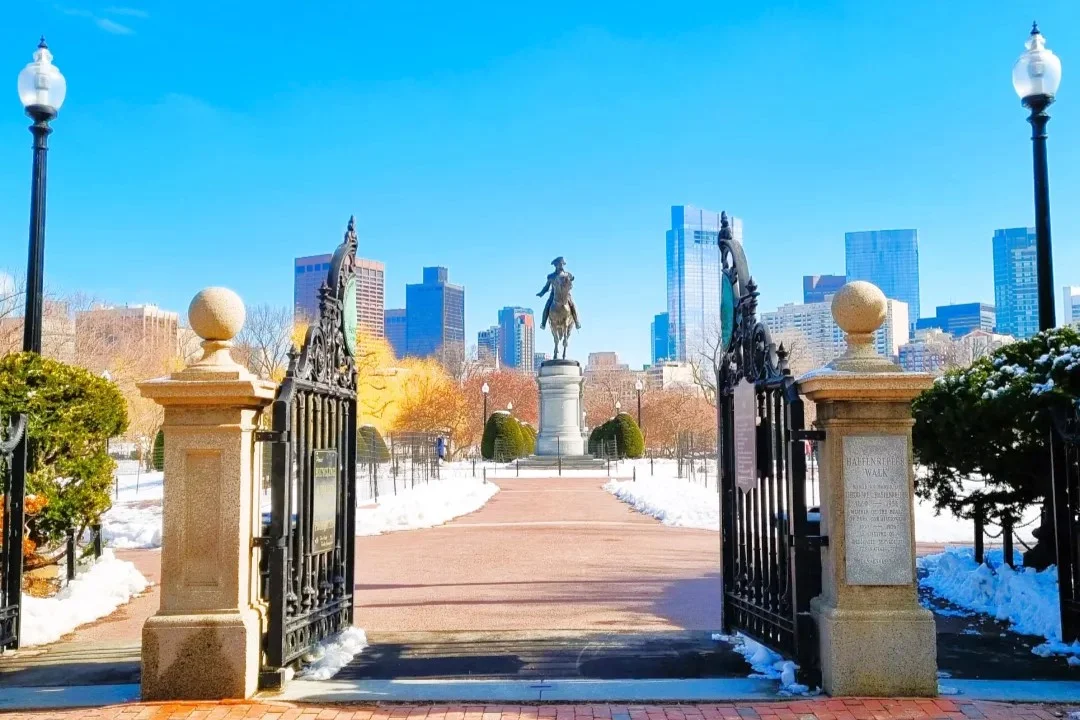 Entrada al Public Garden, Boston