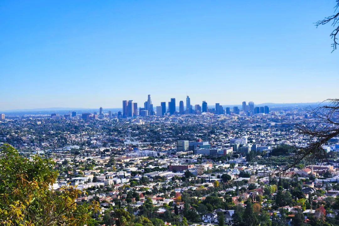 Vistas del Downtown Los Angeles desde el Observatorio Griffith