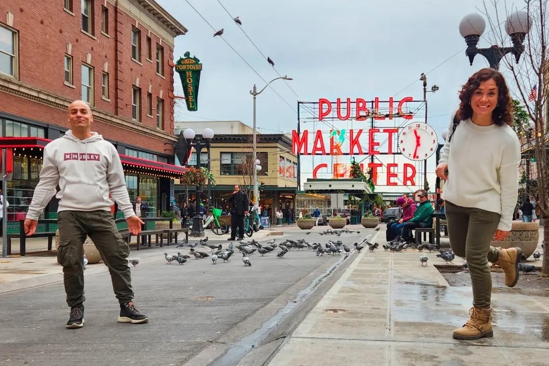 Vico y Oli en Pike Public Market Seattle