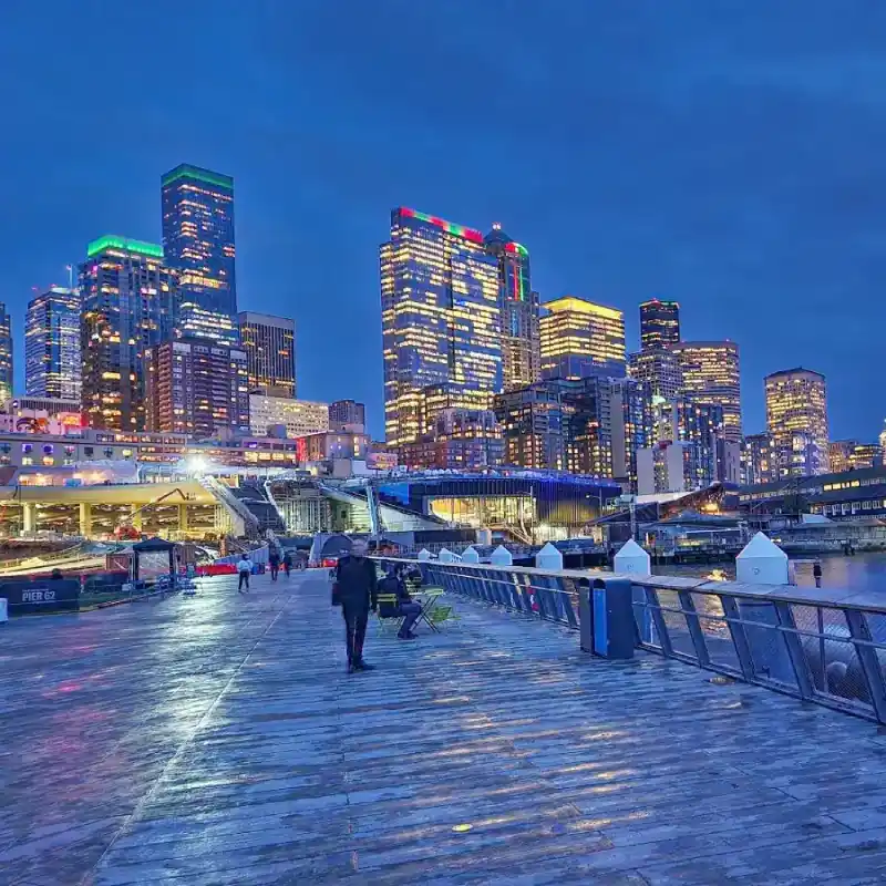 1_seattle_noche-1 (1) Skyline del downtown de Seattle por la noche