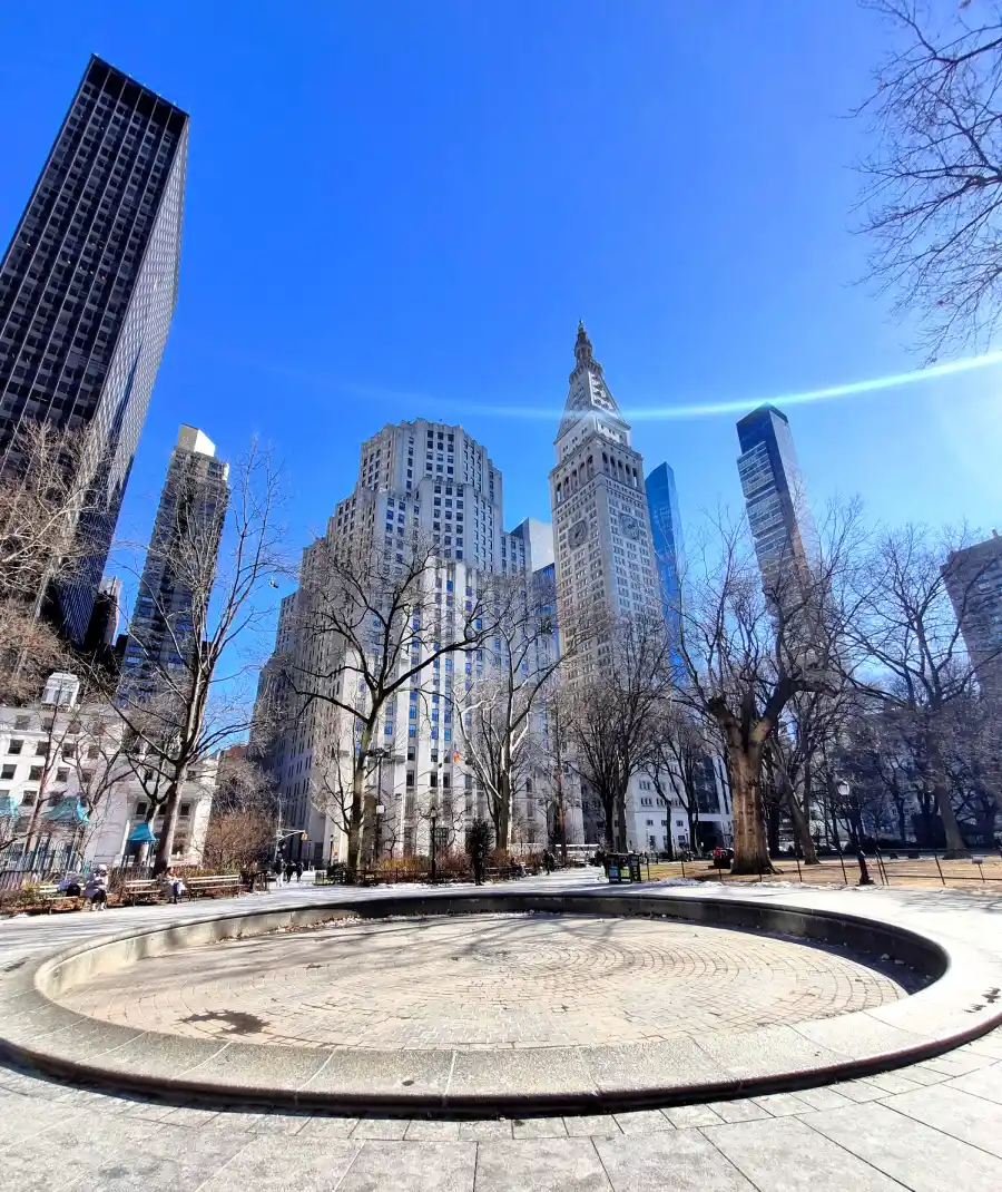 4_manhatan_gratis Edificios del Flatiron District vistos desde Madison Square, Manhattan