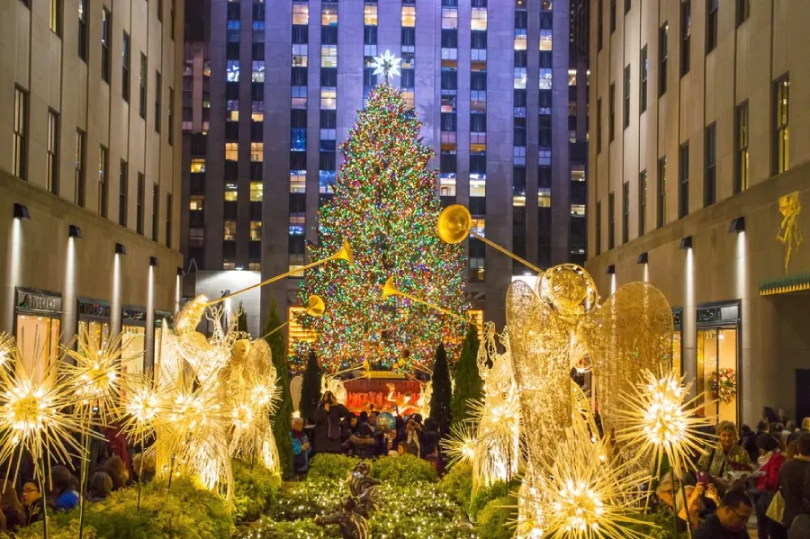 New-York-in-Winter-Rockefeller Navidad en el Rockefeller Center