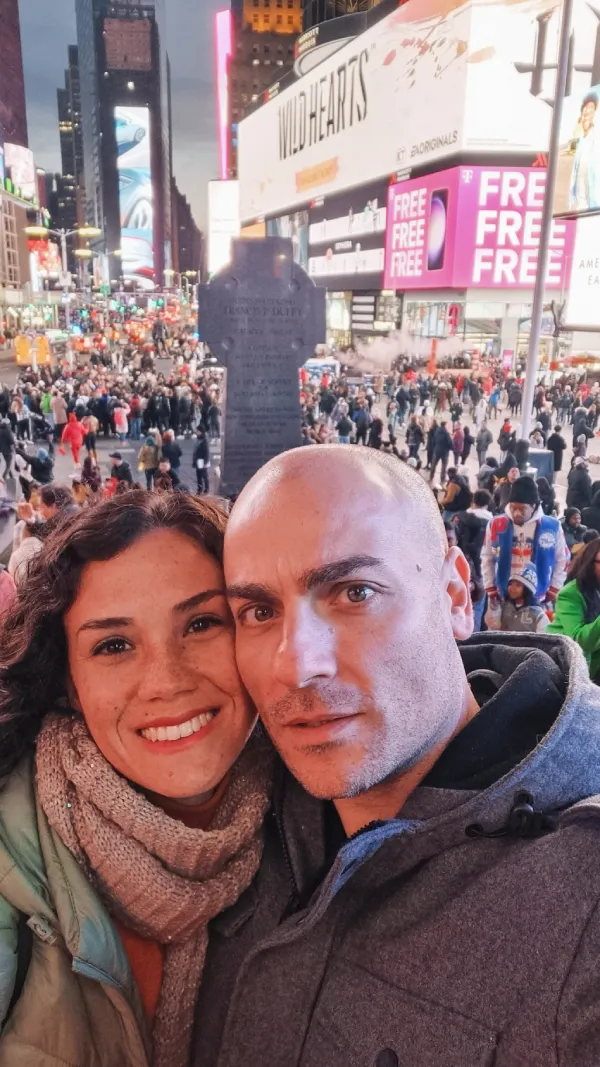 Sábado por la noche en Times Square, Manhattan