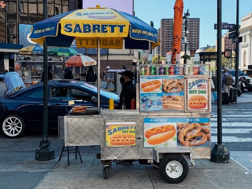 hotdog3 Carro de Hot dog en Nueva York
