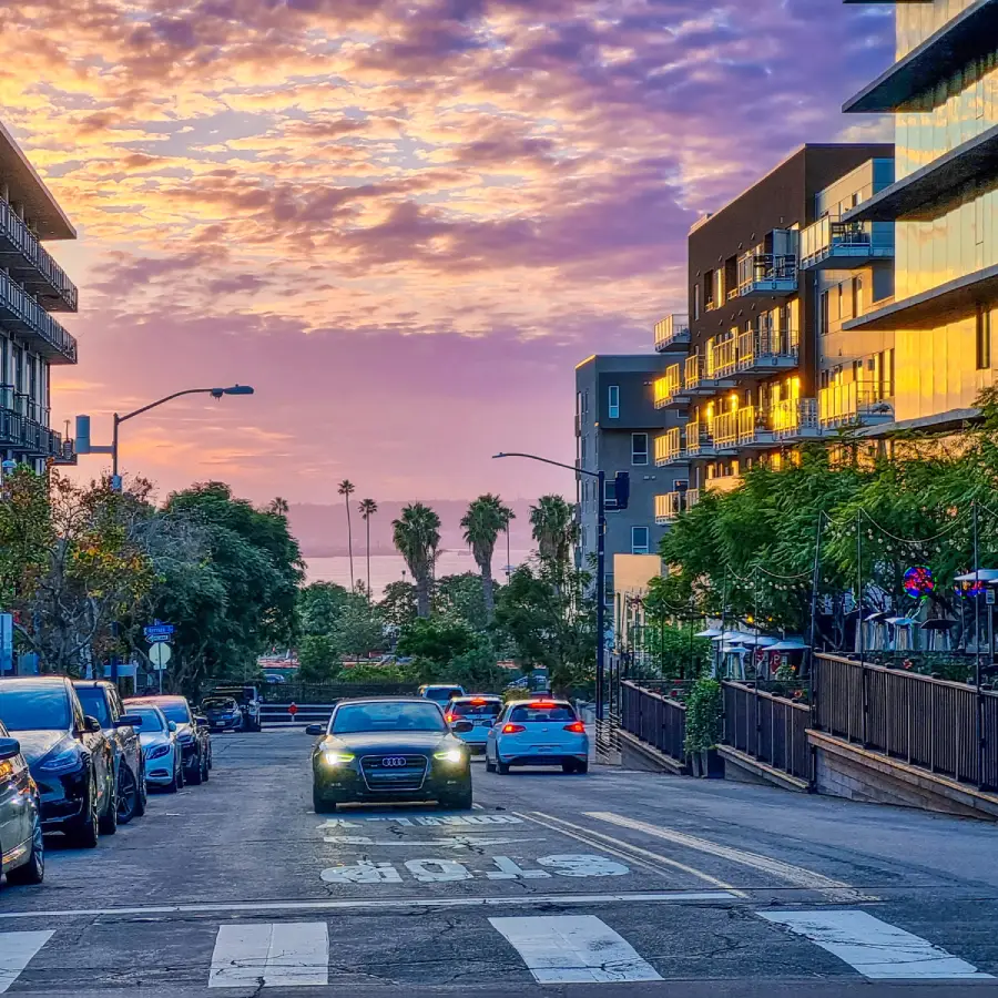 Atardecer en San Diego, California