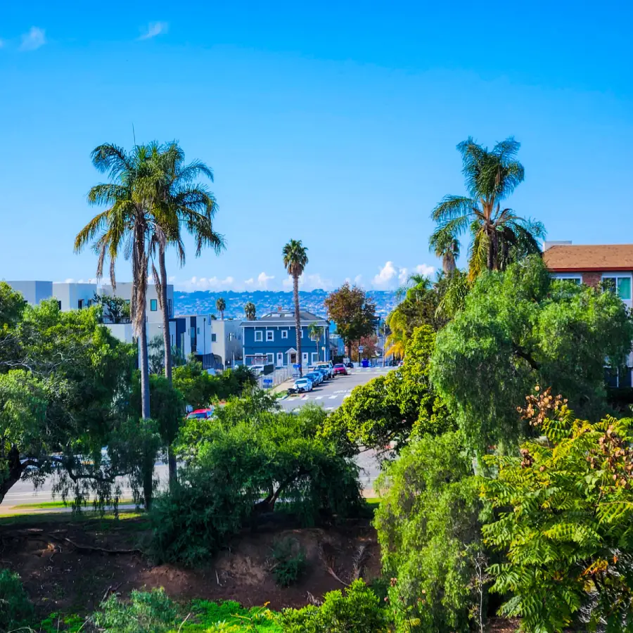 Vistas de San Diego desde Balboa Park